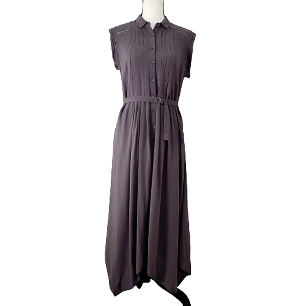 Anthro THE ADDISON STORY SLEEVELESS SHIRT DRESS